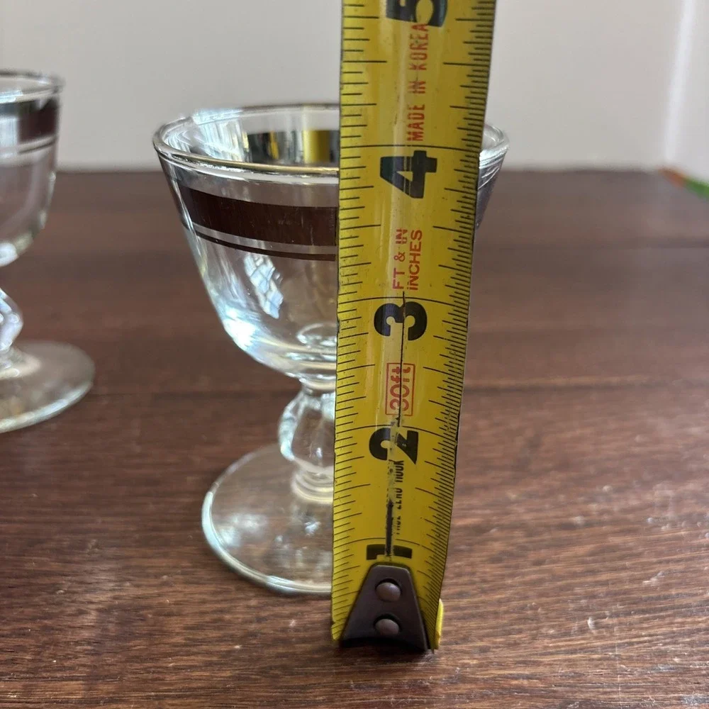 Libbey Glass Company‎ Moonmist Liquor Cocktail Glass Set Of 2